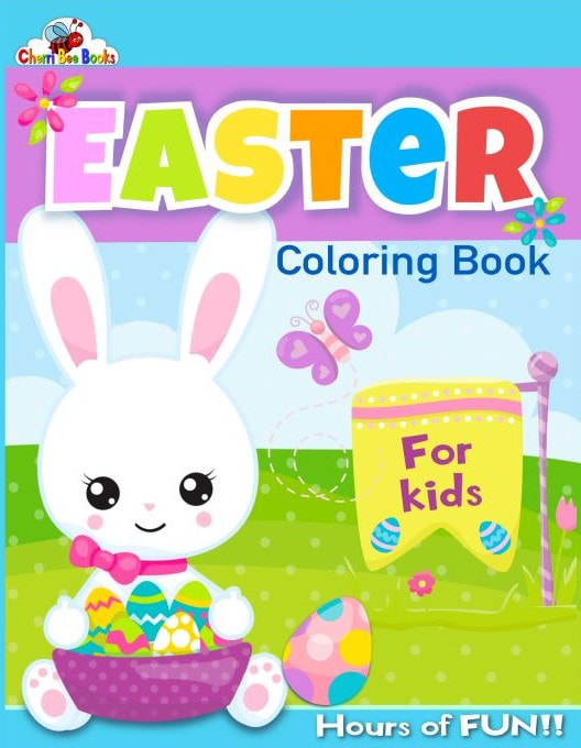 Simple & Easy Easter Coloring Book for Toddlers & Preschool Kids Ages 2-5 