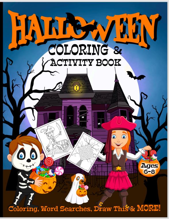 For kids 6-8 | Coloring Pages, Word Search, Dot to Dot, Draw This, Mazes and MORE!  70 different activities!